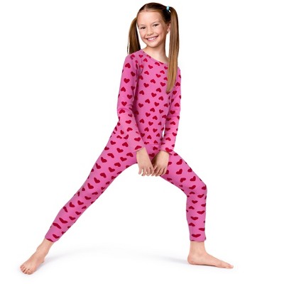 Rocky Thermal Underwear for Girls, Long Johns Fleece Lined Set, Shirt & Pants, Base Layer
