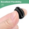 Unique Bargains Rubber Corrosion-Resistant Silicone Snap-in Locking Hole Plugs Black - 4 of 4