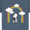 Boys' - Peanuts - Snoopy Looking Up Rainbow Short Sleeve Graphic T-Shirt - 2 of 4