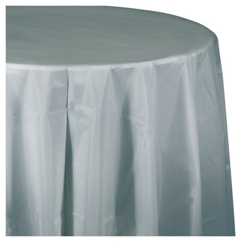 round plastic tablecloths near me