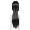 Unique Bargains Women's Wigs 31" Black with Wig Cap Long Hair - 4 of 4