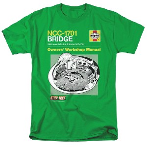 Star Trek Bride Manual Adult T-Shirt Kelly Green - 1 of 4
