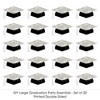 Big Dot of Happiness Disco Grad - Grad Cap Decorations DIY Groovy Graduation Large Party Essentials - Set of 20 - 4 of 4