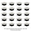 Big Dot of Happiness Disco Grad - Grad Cap Decorations DIY Groovy Graduation Large Party Essentials - Set of 20 - image 4 of 4