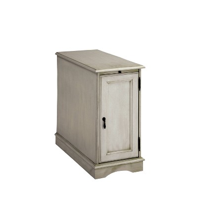 Raniel Storage Side Table White - HOMES: Inside + Out