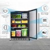 Newair 24" 5.3 Cu. Ft. Commercial Stainless Steel Built-in Beverage Refrigerator, Steel Interior, Weatherproof and Outdoor Rated, ENERGY STAR - 4 of 4