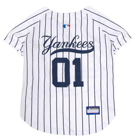 Mlb New York Yankees Pets First Pet Baseball Jersey - White Xl