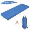 Costway Folding Sleeping Pad, Self Inflating Camping Mattress With Carrying  Bag Blue : Target