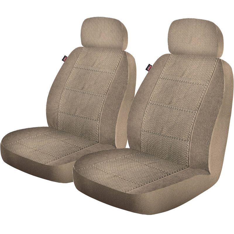 Dickies 2pc Custom Blair Tan Seat Cover, 1 of 5