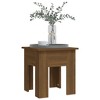 vidaXL Brown Oak Coffee Table Square Shape - 4 of 4