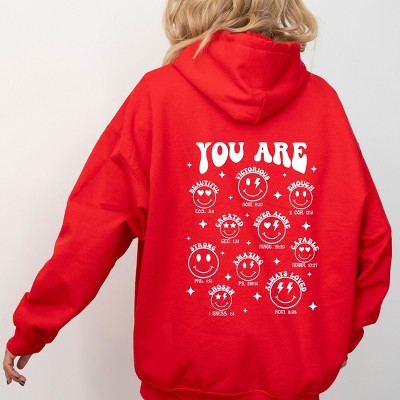 Simply Sage Market You Are Smiley Front And Back Hoodie