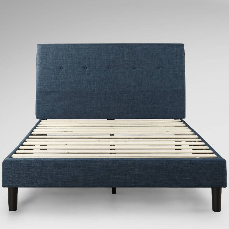 Omkaram Upholstered Platform Bed Frame Blue - Zinus, 4 of 13