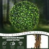 Tangkula 4 Ft Artificial Triple Ball Topiary Tree Greenery Plant Home Office Decoration - 3 of 4