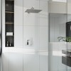 CASAINC 1-Spray Pattern with 1.8 GPM 10 Inches with 1.8 GPM Wall Mount Square Fixed Shower Head (Valve Included) - 2 of 4