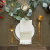 DII Woven Paper Placemat Set 6 Piece, Gold, 16x16" - 4 of 4