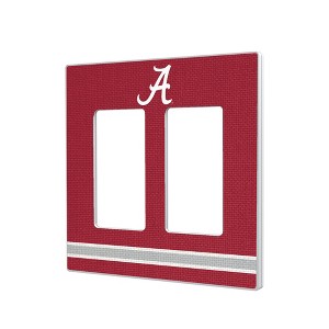 NCAA SEC Universities Stripe Hidden-Screw Light Switch Plate for Double Rocker - 1 of 4
