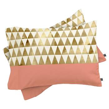 Georgiana Paraschiv Triangles Pillow Sham (Standard) 1pc - Deny Designs