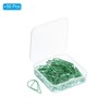 Unique Bargains Drop-Shaped Metal Prevent Tearing Pages Home Office Paper Clip 50 Pcs - 3 of 4