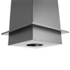 DuraVent 6DP-CS24 DuraPlus 6 Inch Galvanized Steel Ceiling Support Box and Trim Collar for Wood Burning Stove Exhaust Vent Pipe - 2 of 4