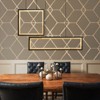 LLHZSY Modern Geometric Integrated LED Chandelier Linear Island Light Pendant Lights for Dining Room-W39 2/5" x H23 3/5" - 3 of 4