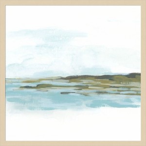Amanti Art Shoreline Cameo II by June Erica Vess Wood Framed Wall Art Print - 1 of 4