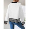 Coolmee Womens Fall Cardigan Sweaters Crewneck Long Sleeve Open Front Knit Sweater Women Fashion Cardigans - 4 of 4