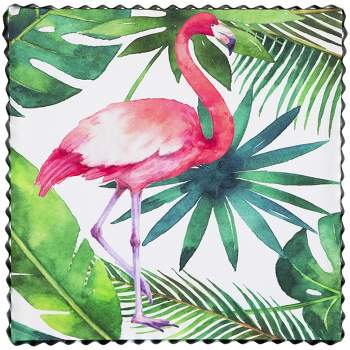 Northlight Pink Flamingo Tropical Framed Canvas Wall Art - 12"