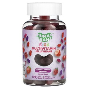 Human Beanz Kids, Multivitamin Jelly Beans, Berry Blast, 120 Jelly Beans - 1 of 2
