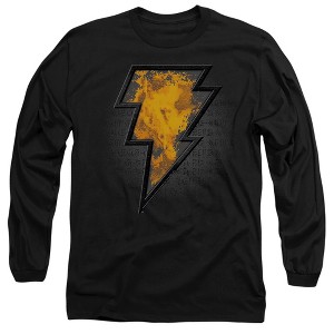 Men’s Black Adam Black Adam Beveled Emblem Long Sleeve T-Shirt - 1 of 4