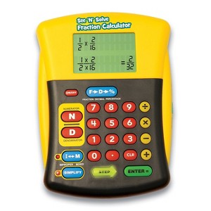 Educational Insights See & Solve Fraction Calculator - 1 of 4