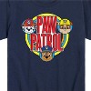 Boys' - Paw Patrol - Marshall Rubble Chase Retro Circle Logo Short Sleeve Graphic T-Shirt - 2 of 4