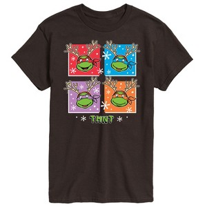 Men's - Teenage Mutant Ninja Turtles - Reindeer Turtles Short Sleeve Graphic T-Shirt - 1 of 4