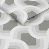 Nicole Miller Retro Geo Smoke Peel & Stick Wallpaper - 3 of 4