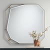 Possini Euro Design Burgoin Square Vanity Wall Mirror Modern Beveled Glass Brushed Bronze Iron Frame 31 1/2" Wide for Bathroom - 2 of 4