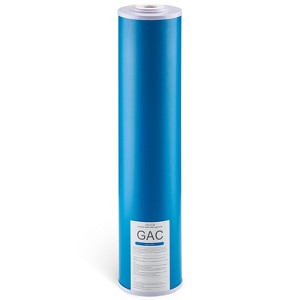 VEVOR Whole House Water Filter Replacement Cartridge, 4.5" x 20" GAC Activated Carbon, Replacement Filter for Whole Home Water Filtration, Blue - 1 of 4