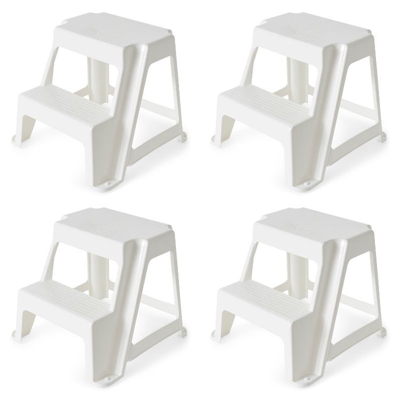 Gracious Living 2 Step Stool w/ Non Slip Feet, Holds Up to 300 Pounds, 1 of 7