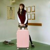 20"/24"/28" 3 pcs/set in ABS 360～ Spinner Wheel Luggage, Carry on Suitcase with Cup Holder & USB Port - 3 of 4