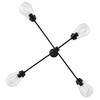 Lark Livie 4 - Light Chandelier in  Black - 3 of 4