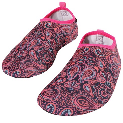 Hudson Baby Kids and Adult Water Shoes for Sports Yoga Beach and Outdoors Paisley Punch 38 39 5 Kids 6 Womens