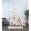 Go Pet Club 106" Cat tree House for Multiple Cats FC07 - Beige - 2 of 2