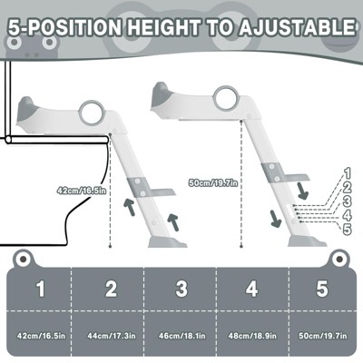 Potty Training Seat with Step Stool Ladder, Potty Training Toilet for Kids Boys Girls Toddlers, Potty Sea