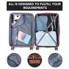 Luggage 3 Piece Set Suitcase Hardside Carry-On Luggage With Spinner Wheels TSA Lock Smooth Rolling Wheels - 2 of 4
