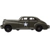 1942 Packard Clipper Touring Sedan "US Army Staff Car" Olive Drab 1/87 (HO) Scale Diecast Model Car by Oxford Diecast - 2 of 4