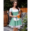 MISSKY Women's Short Sleeve Dress One-piece Dress Costumes for Carnival Halloween - image 3 of 4