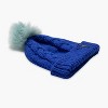 Turtle Fur Youth Girls Lizzy Faux Fur Pom Beanie - 2 of 4
