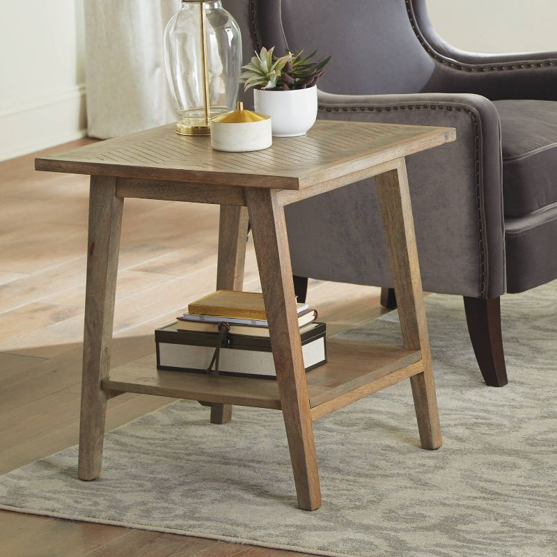 Milani Square End Table Natural - Steve Silver Co., 3 of 6