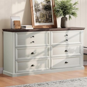 AMERLIFE Farmhouse Drawer Dresser with Storage Drawers - 1 of 4