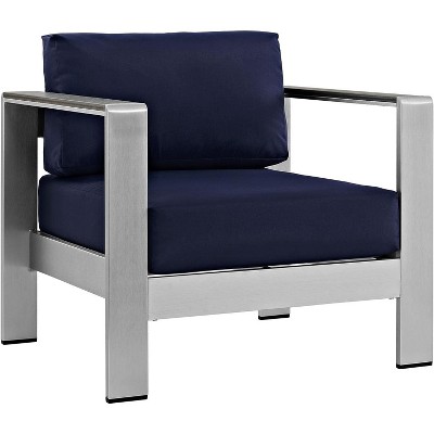 Modway Shore Outdoor Patio Aluminum Armchair