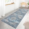 Oriental Machine Washable Rug Stain Resistant Easy Cleaning Rug with Non-Slip Backing Low Pile Soft Folding Floor Cover For Home Decor - 4 of 4