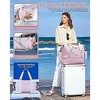 MaseiKar Travel Duffel Bag   All-in-One Sports Tote Gym Bag & Chic Shoulder Weekender Overnight Bag Tailored for Women - 2 of 4